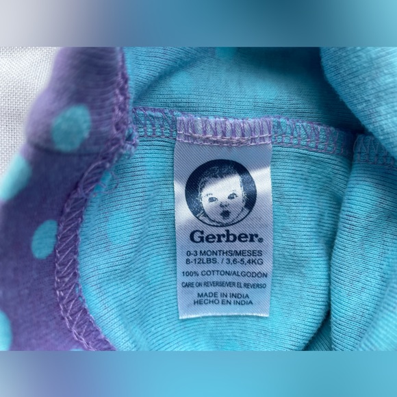 Gerber girl 0/3 months polka dots pants - Picture 3 of 4